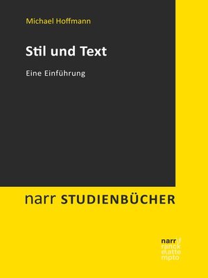 cover image of Stil und Text